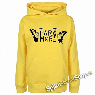 PARAMORE - Butterfly - žltá pánska mikina