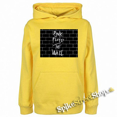 PINK FLOYD - The Wall - žltá pánska mikina