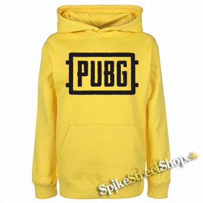 PUBG - Logo - žltá pánska mikina