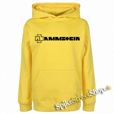 RAMMSTEIN - Logo - žltá pánska mikina