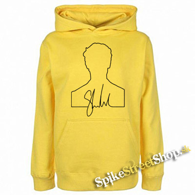 SHAWN MENDES - Signature - žltá pánska mikina