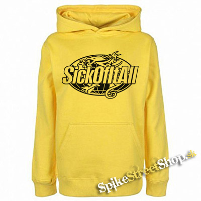 SICK OF IT ALL - Logo Dragon - žltá pánska mikina