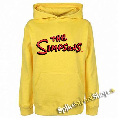SIMPSONOVCI - Logo - žltá pánska mikina