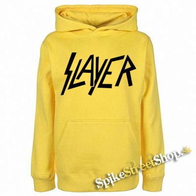 SLAYER - Logo - žltá pánska mikina