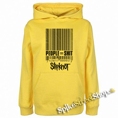 SLIPKNOT - People Shit - žltá pánska mikina
