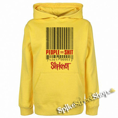 SLIPKNOT - People Shit Red - žltá pánska mikina