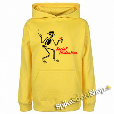 SOCIAL DISTORTION - žltá pánska mikina