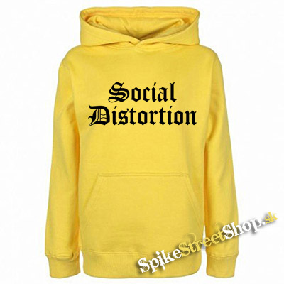 SOCIAL DISTORTION - 2 - žltá pánska mikina
