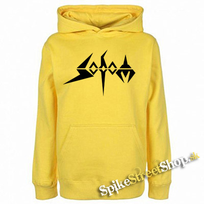 SODOM - Logo - žltá pánska mikina