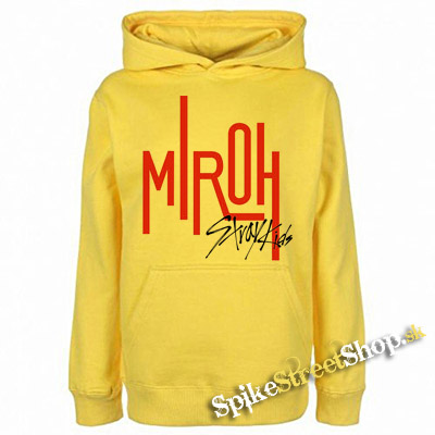 STRAY KIDS - Logo MIROH - žltá pánska mikina