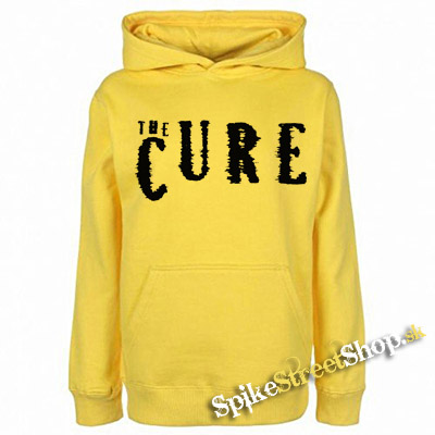 THE CURE - Logo - žltá pánska mikina