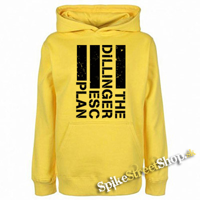THE DILLINGER ESCAPE PLAN - Logo - žltá pánska mikina