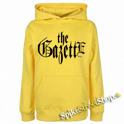THE GAZETTE - Logo - žltá pánska mikina