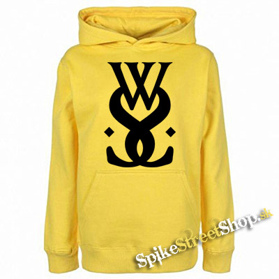 WHILE SHE SLEEPS - Sign - žltá pánska mikina