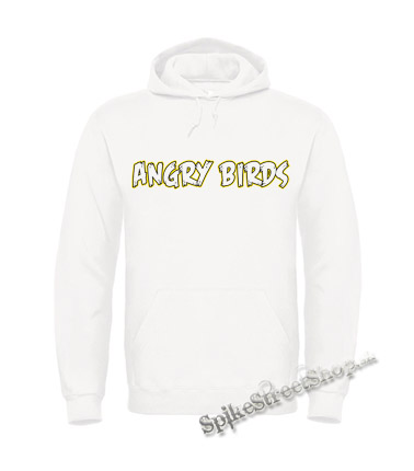 ANGRY BIRDS - Logo - biela pánska mikina