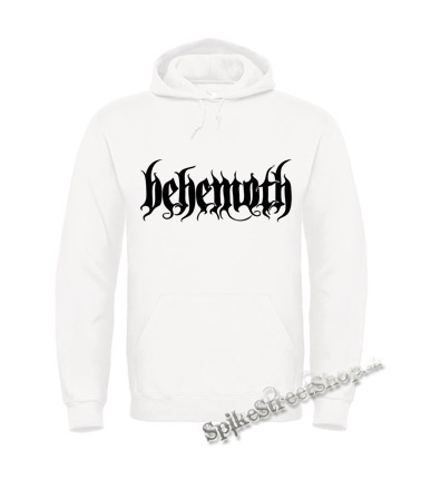 BEHEMOTH - Logo - biela pánska mikina
