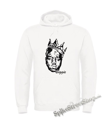 BIGGIE SMALLS - Portrait - biela pánska mikina