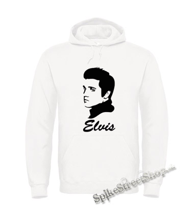 ELVIS PRESLEY - Portrait - biela pánska mikina