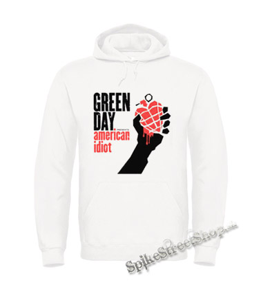 GREEN DAY - American Idiot - biela pánska mikina