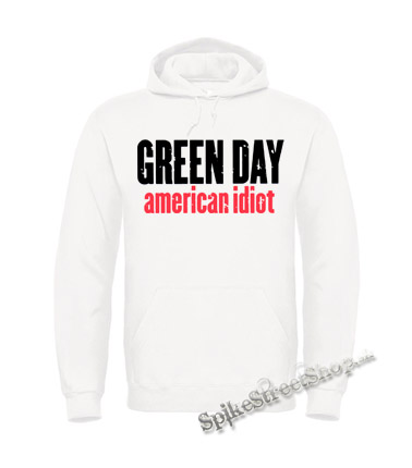 GREEN DAY - American Idiot Slogan - biela pánska mikina