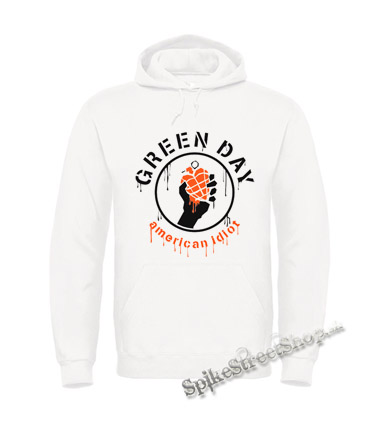 GREEN DAY - Bloody American Idiot - biela pánska mikina