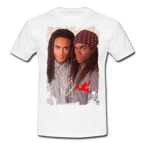 MILLI VANILLI - Portrait - biele detské tričko