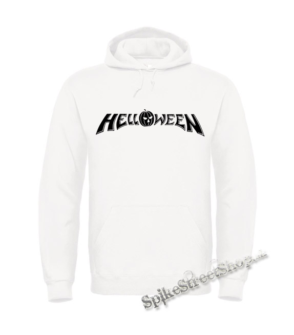HELLOWEEN - Logo - biela pánska mikina