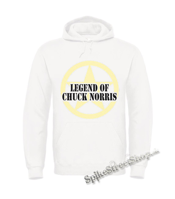 CHUCK NORRIS - Legend Of Chuck Norris - biela pánska mikina