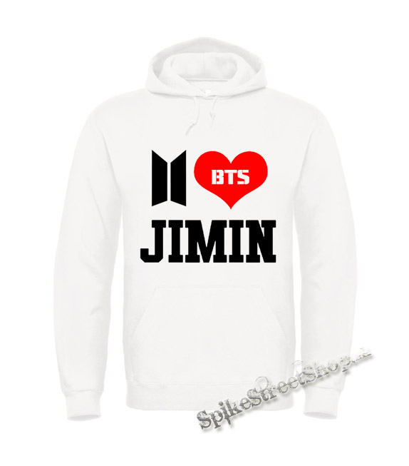 I LOVE JIMIN - Bangtan Boys - biela pánska mikina