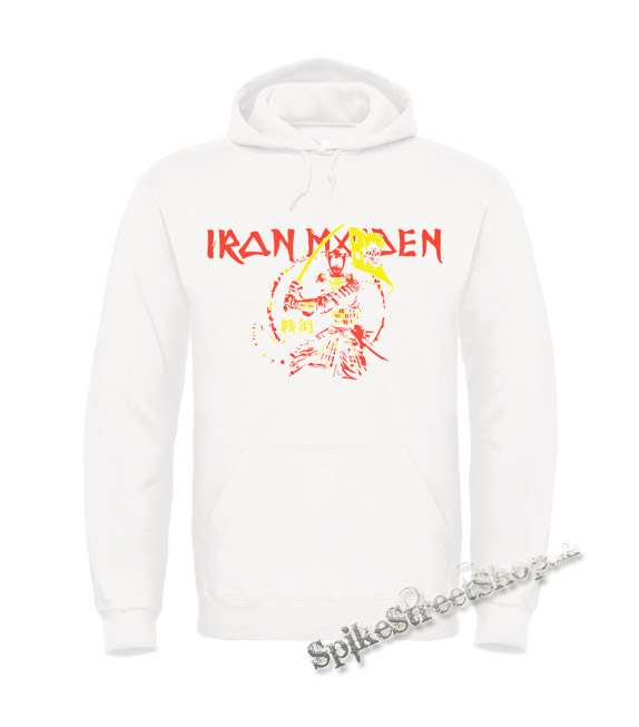 IRON MAIDEN - Red Yellow Senjutsu Samurai - biela pánska mikina