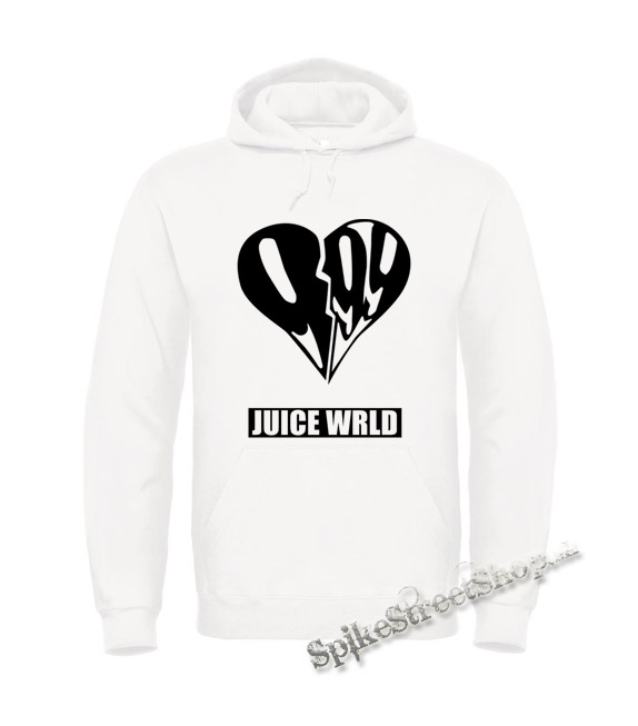 JUICE WRLD - Broken Heart - biela pánska mikina
