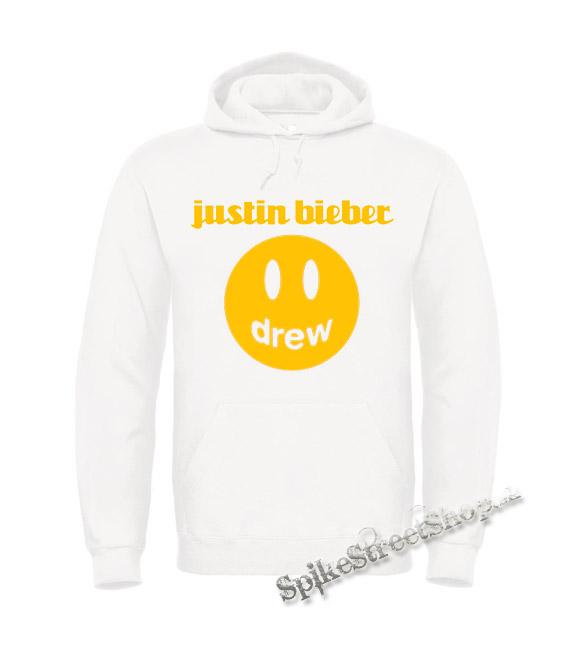 JUSTIN BIEBER - Drew - biela pánska mikina