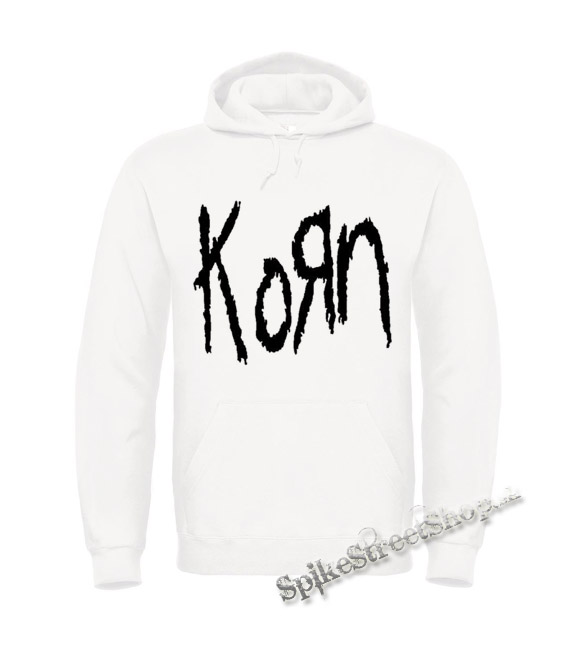 KORN - Original Logo - biela pánska mikina