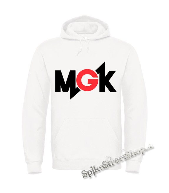 MACHINE GUN KELLY - Logo Crest - biela pánska mikina