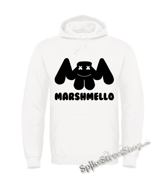 MARSHMELLO - Logo DJ - biela pánska mikina