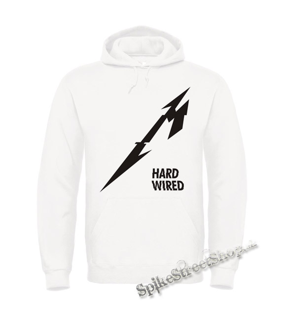METALLICA - Hardwired Crest - biela pánska mikina