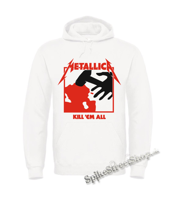 METALLICA - Kill Em All - biela pánska mikina