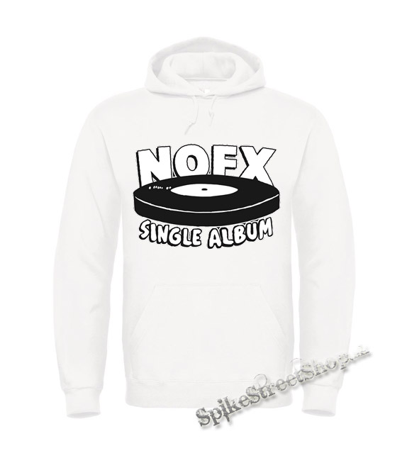 NOFX - Single Album - biela pánska mikina