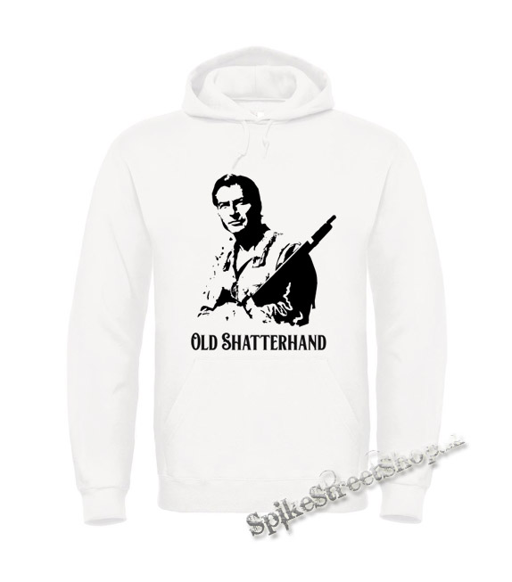 OLD SHATTERHAND - biela pánska mikina