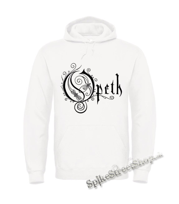 OPETH - Logo - biela pánska mikina