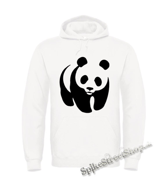 PANDA - biela pánska mikina