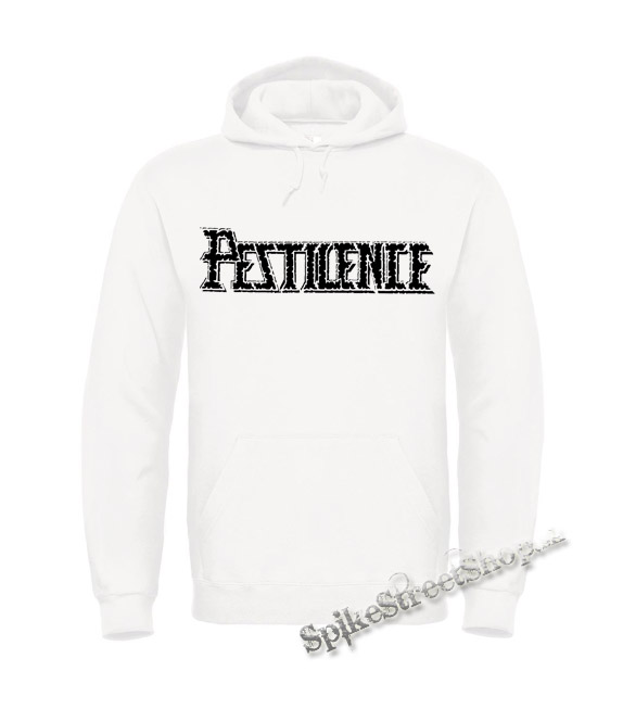 PESTILENCE - Logo - biela pánska mikina