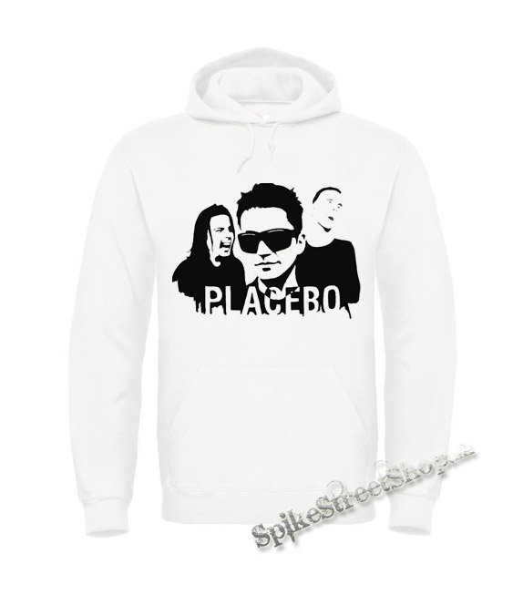 PLACEBO - Logo & Band - biela pánska mikina