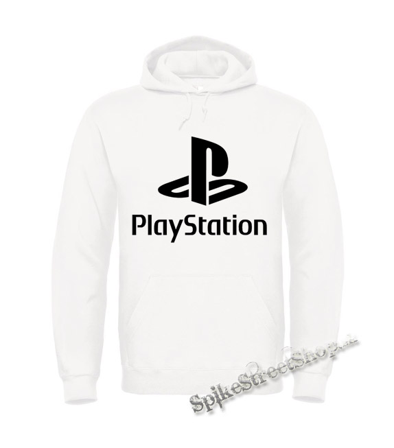 PLAYSTATION - Logo - biela pánska mikina
