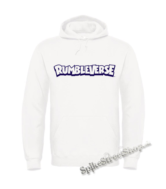 RUMBLEVERSE - Logo - biela pánska mikina