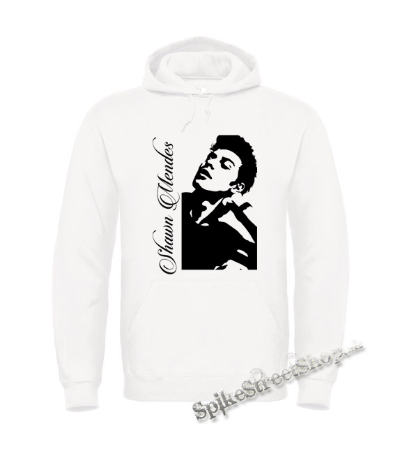SHAWN MENDES - Logo And Portrait - biela pánska mikina
