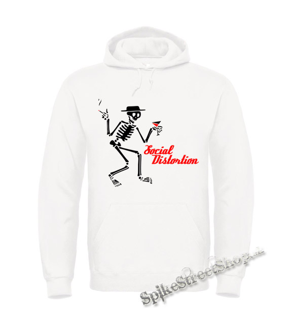 SOCIAL DISTORTION - biela pánska mikina