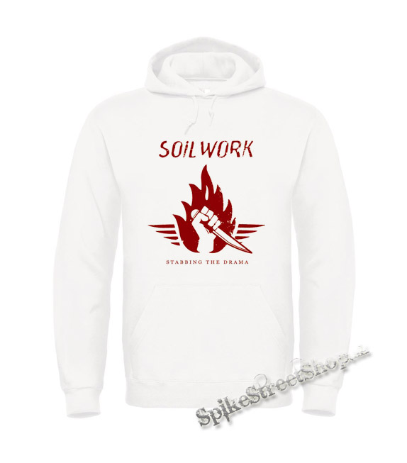 SOILWORK - Stabbing The Drama - biela pánska mikina
