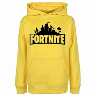 FORTNITE - Logo - žltá mikina (-50%=VÝPREDAJ)