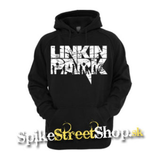 LINKIN PARK - Logo & Band - čierna pánska mikina (-50%=VÝPREDAJ)